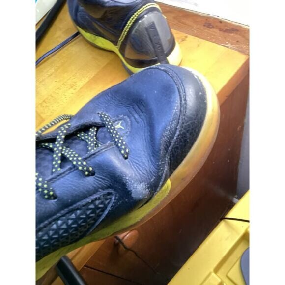 cowgirl argyle boho cozy grandpa dad Air Jordan Flight Remix shoes Size 10 - Picture 6 of 7